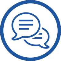 Speech bubbles icon